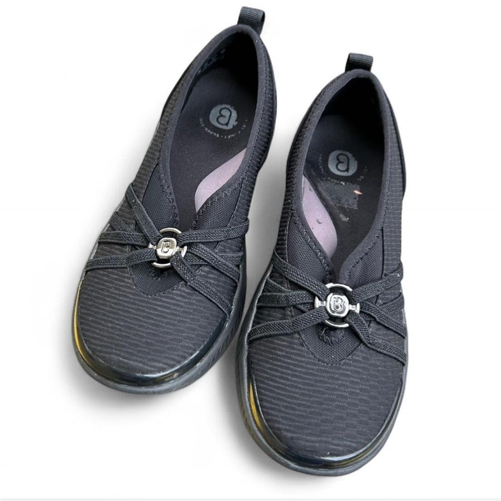 Women's Black Knit Loafers